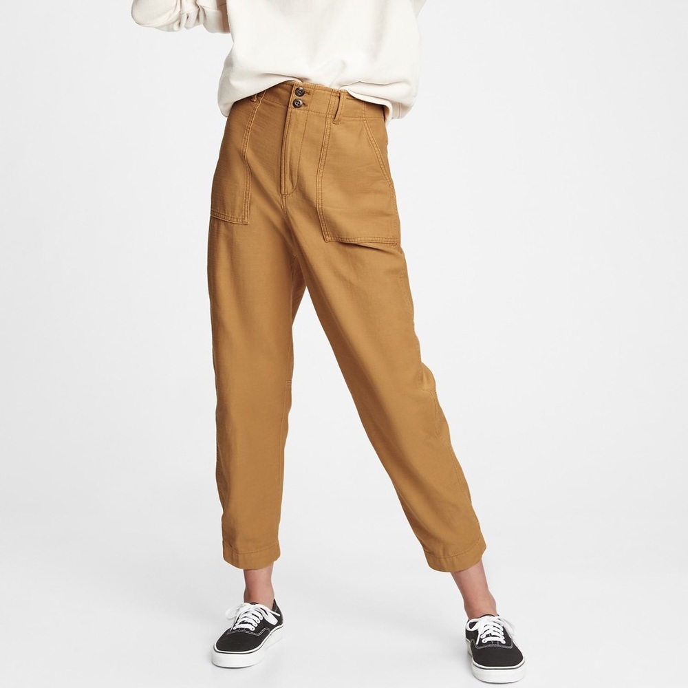 NWT Gap Tapered Utility Khakis in mustard